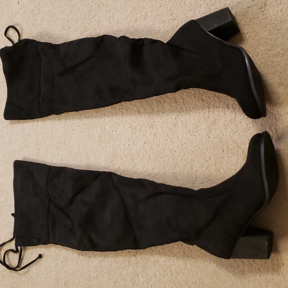 Suede Over The Knee Boots